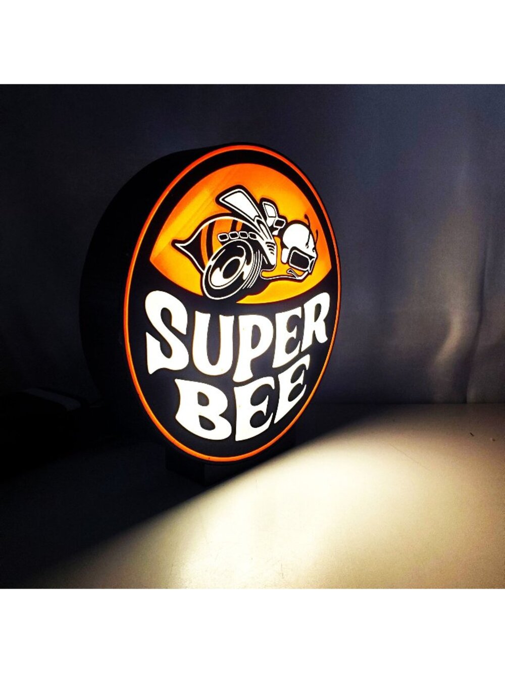 Dodge Super Bee LED Light Box - 9" USB Powered Muscle Car Sign Made in USA